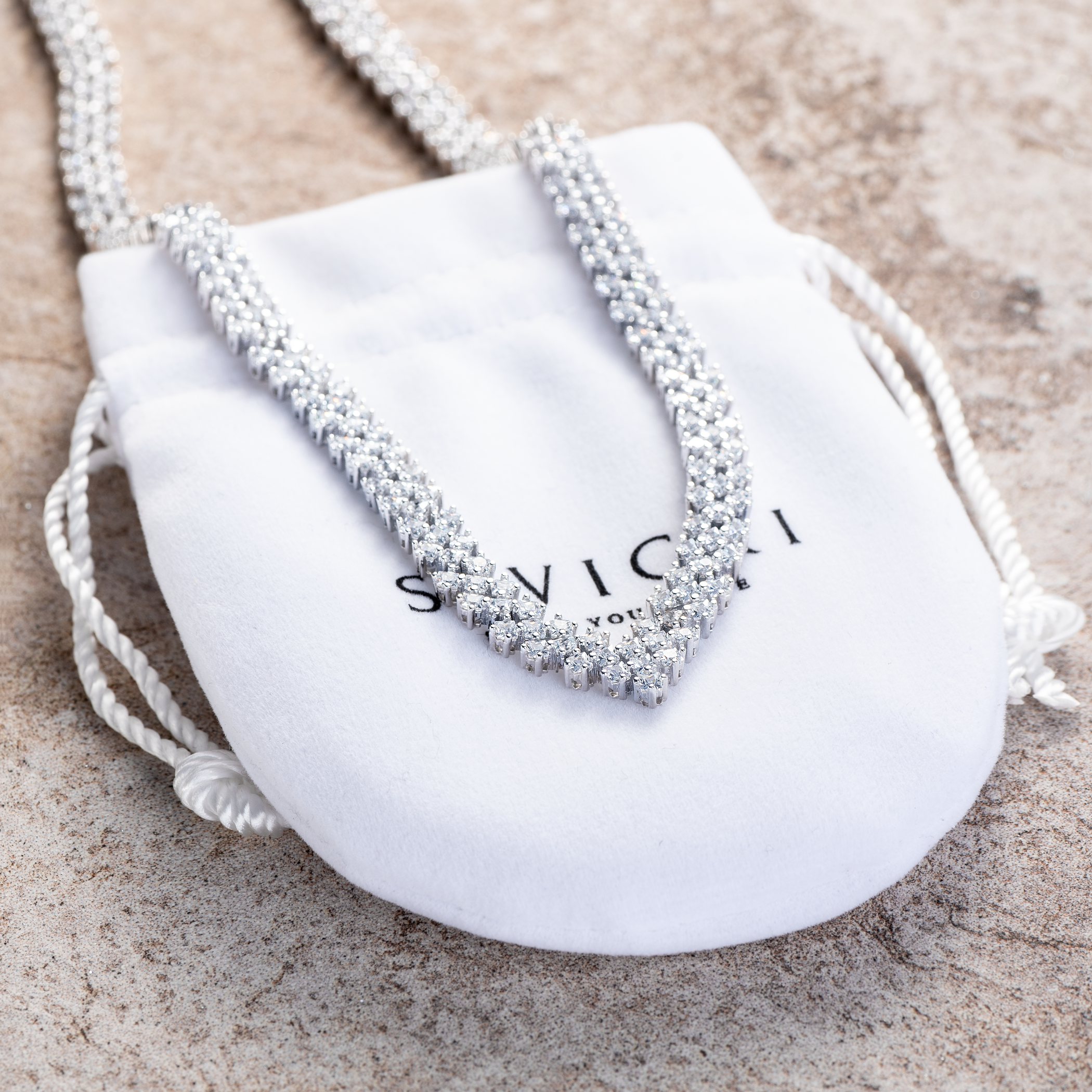 Kolia Savicki: srebrna, cyrkonie - 4