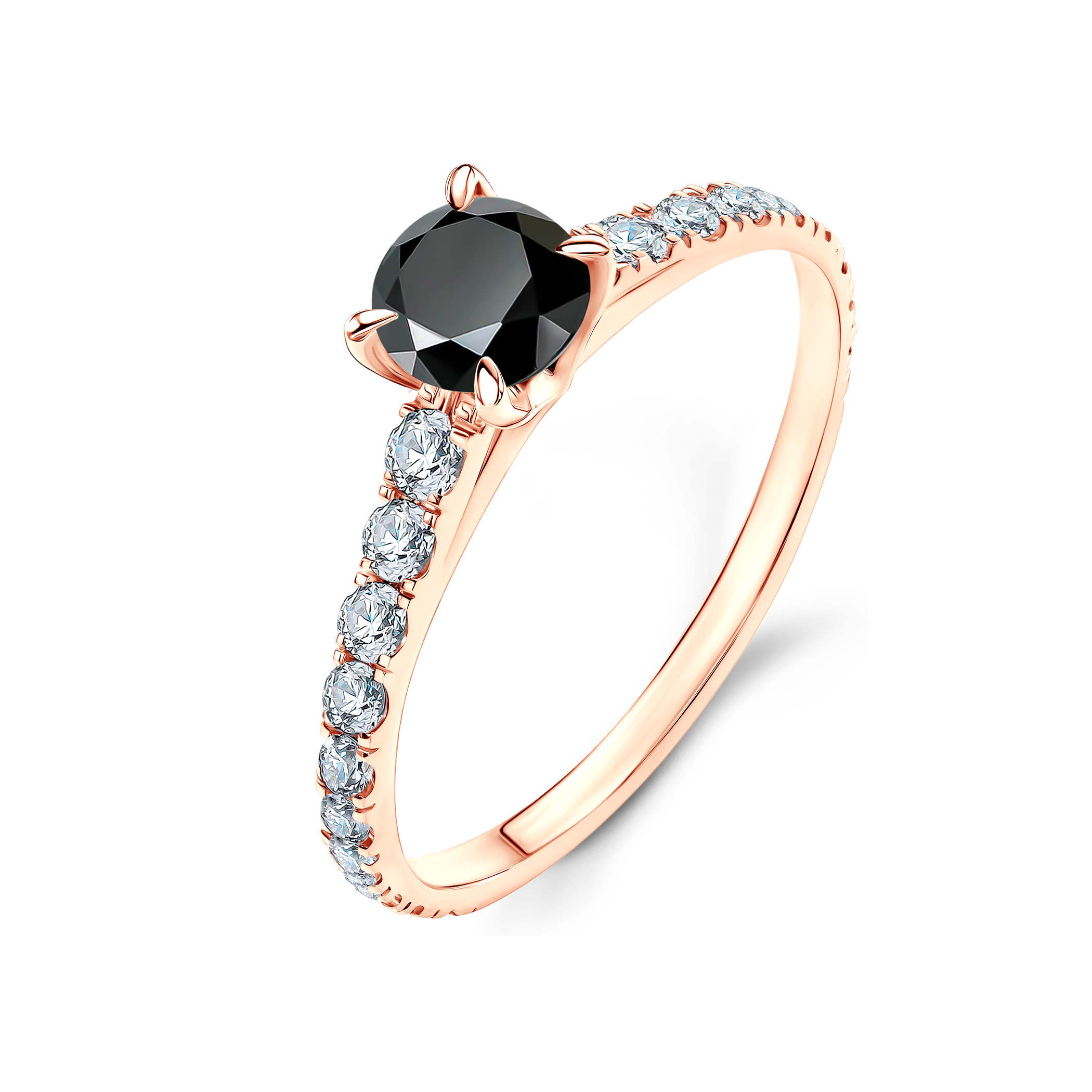 いい　H4CBH×CRDH Pierścionek zaręczynowy Share Your Love: różowe złoto