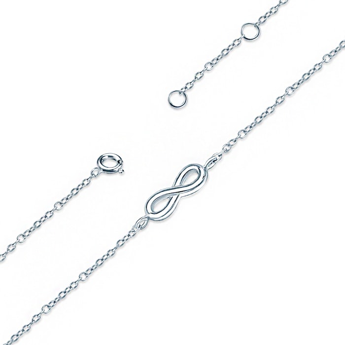 Leg Bracelet Infinity Savicki: silver