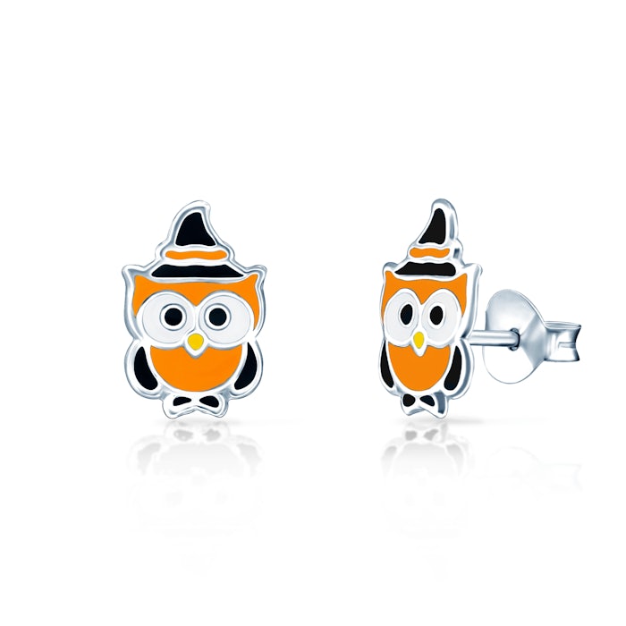 Náušnice sovy Animals: stříbro