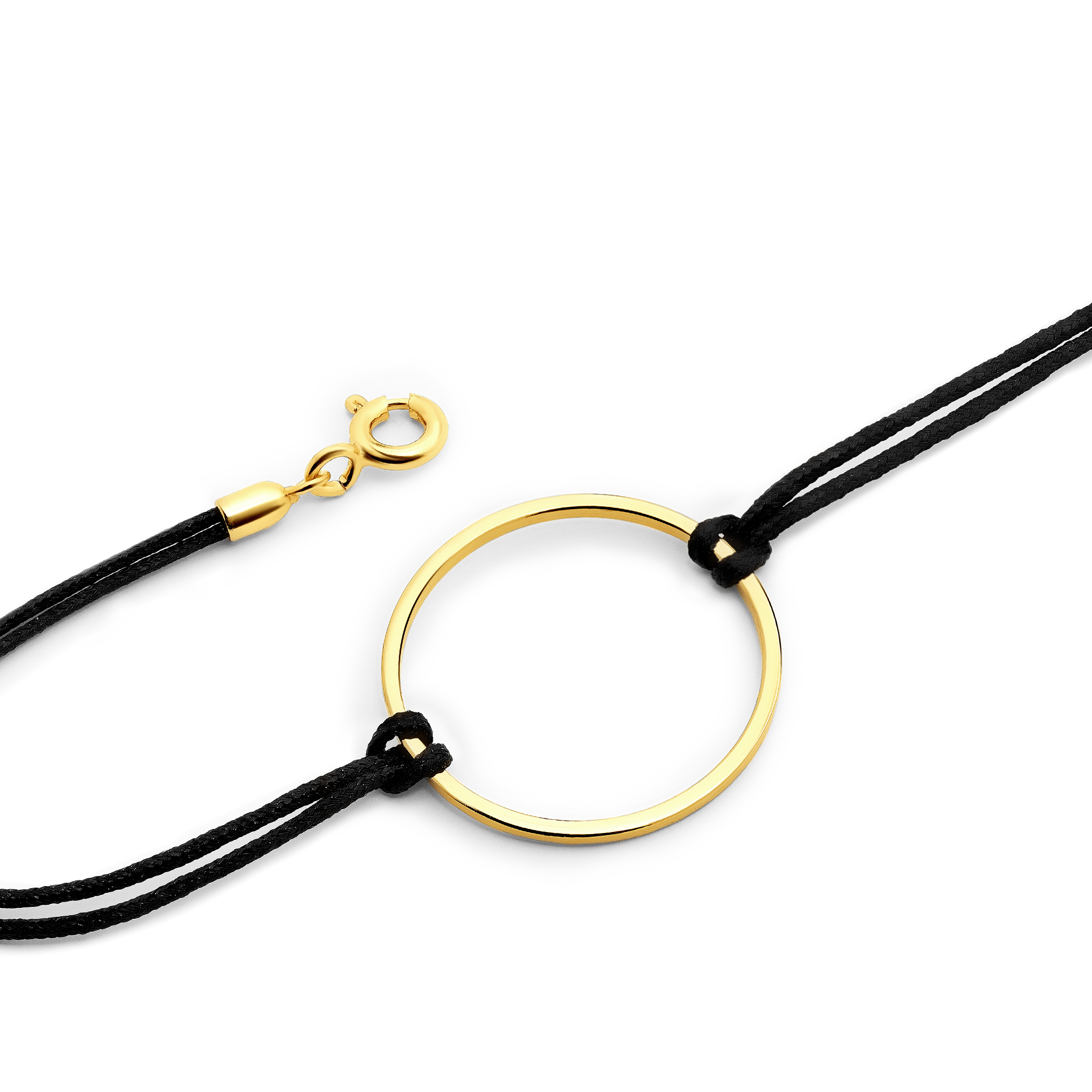 Bransoletka koło Savicki: srebrna pozłacana - 3