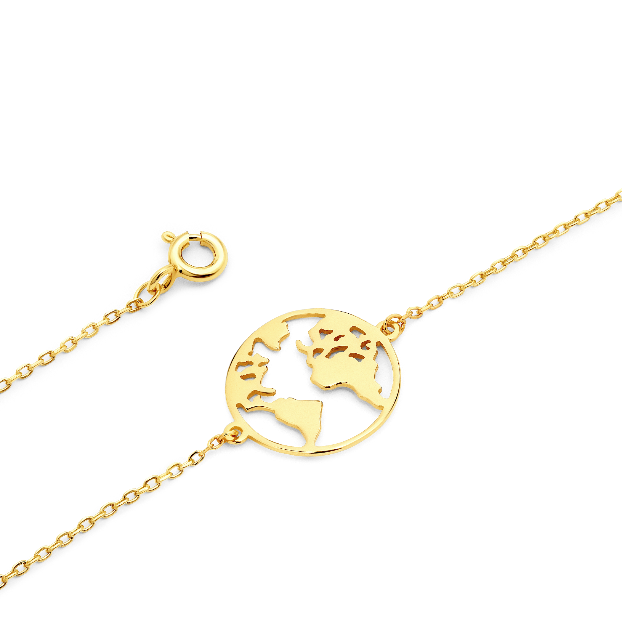 Bransoletka ziemia Savicki: srebrna pozłacana - 3