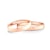 Esküvői jegygyűrűk: rózsaarany, lapos, 3 mm