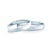 Esküvői jegygyűrűk: fehérarany, lapos, 3 mm