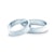Esküvői jegygyűrűk: fehérarany, lapos, 5 mm