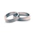 Esküvői jegygyűrűk: fekete arany, lapos, 5 mm