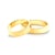 Esküvői jegygyűrűk: arany, lapos, 5 mm
