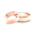 Snubní prsteny: růžové zlato, s drážkou, 6 mm