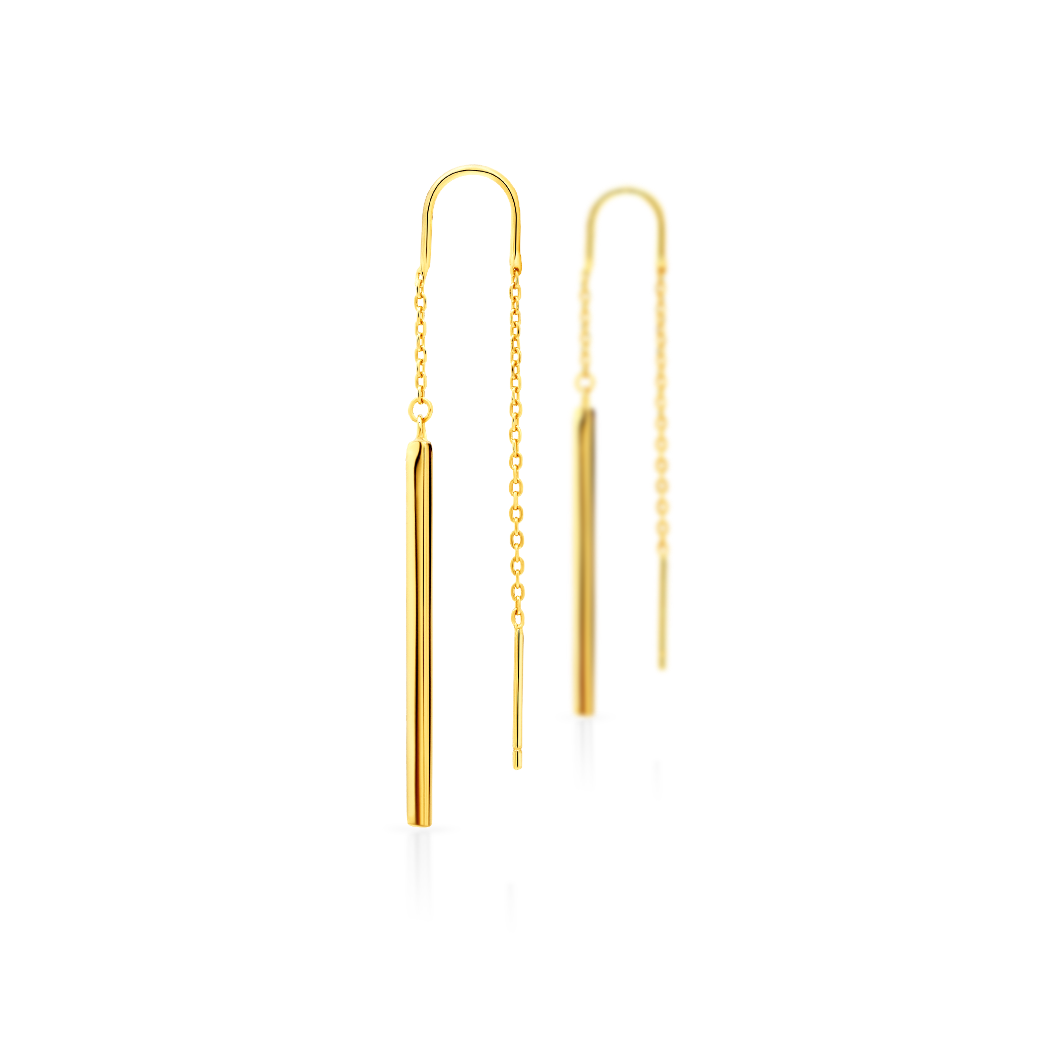 Kolczyki Savicki: srebrne pozłacane - 3