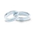 Snubní prsteny: bílé zlato, konkávní, 4 mm