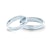 Esküvői jegygyűrűk: fehérarany, konkáv, 3 mm