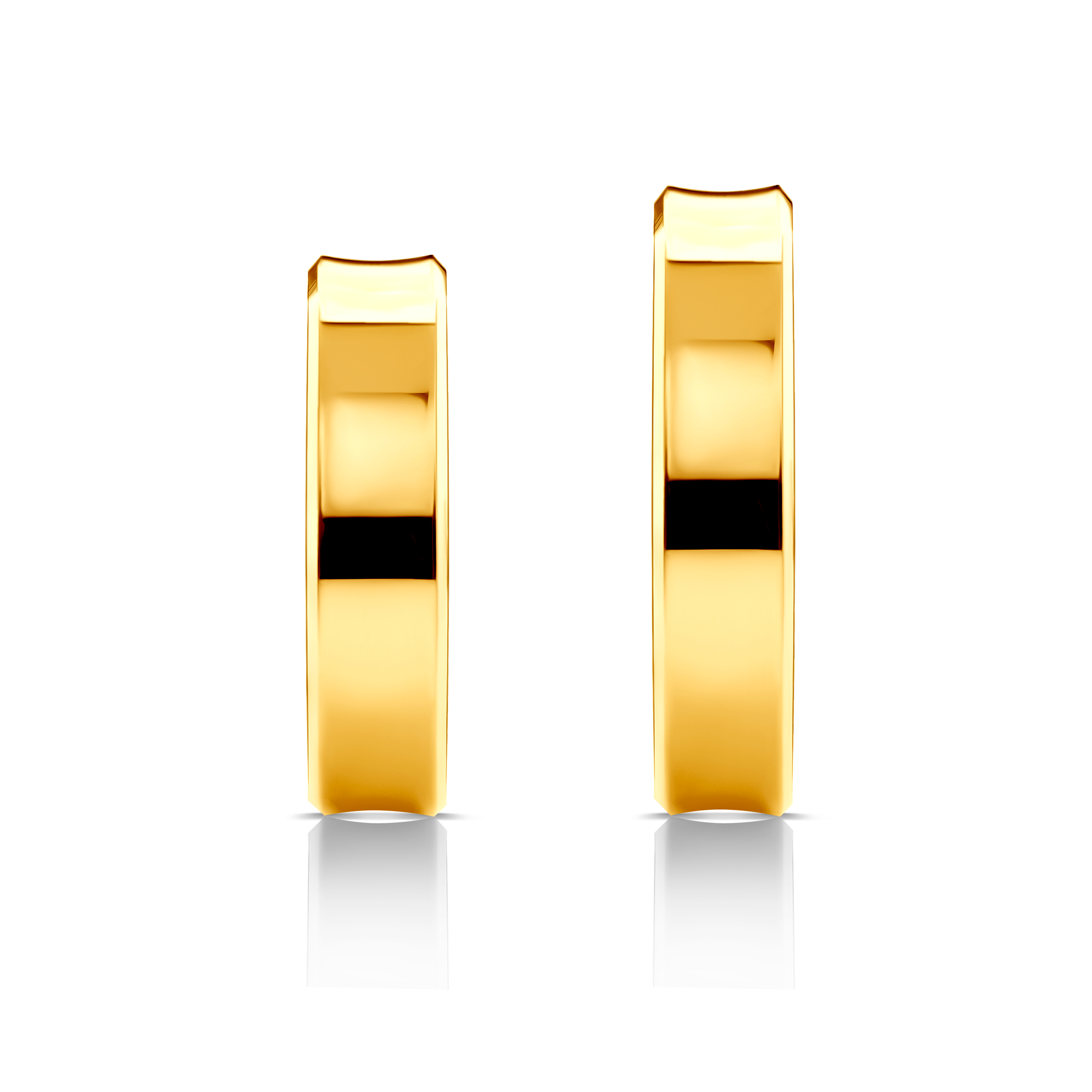 Eheringe: Gold, Konkav, 4 mm