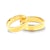 Esküvői jegygyűrűk: arany, konkáv, 5 mm