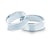 Esküvői jegygyűrűk: fehérarany, konkáv, 7 mm
