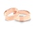 Esküvői jegygyűrűk: rózsaarany, konkáv, 7 mm