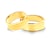 Obrączki ślubne: złote, wklęsłe, 7 mm
