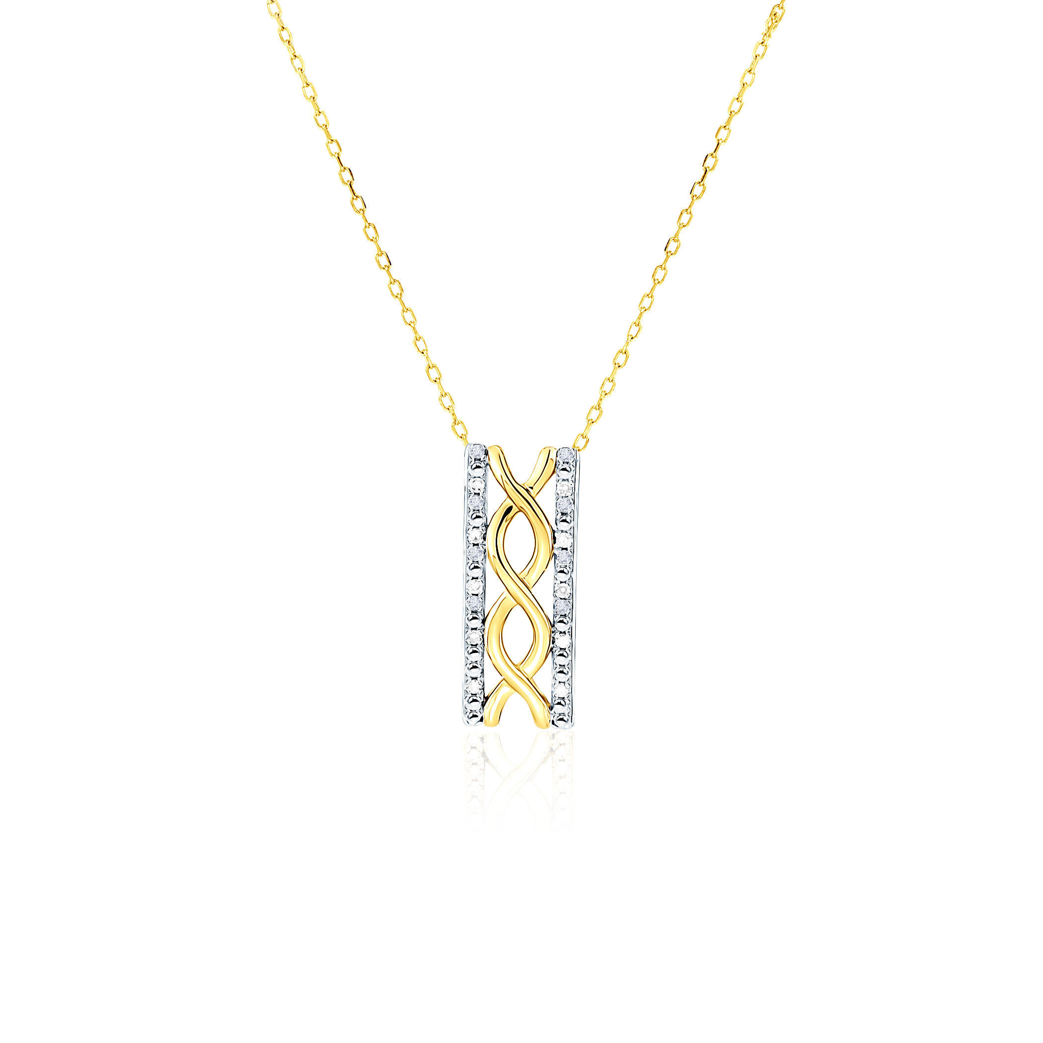 SAVICKI necklace: gold, diamonds