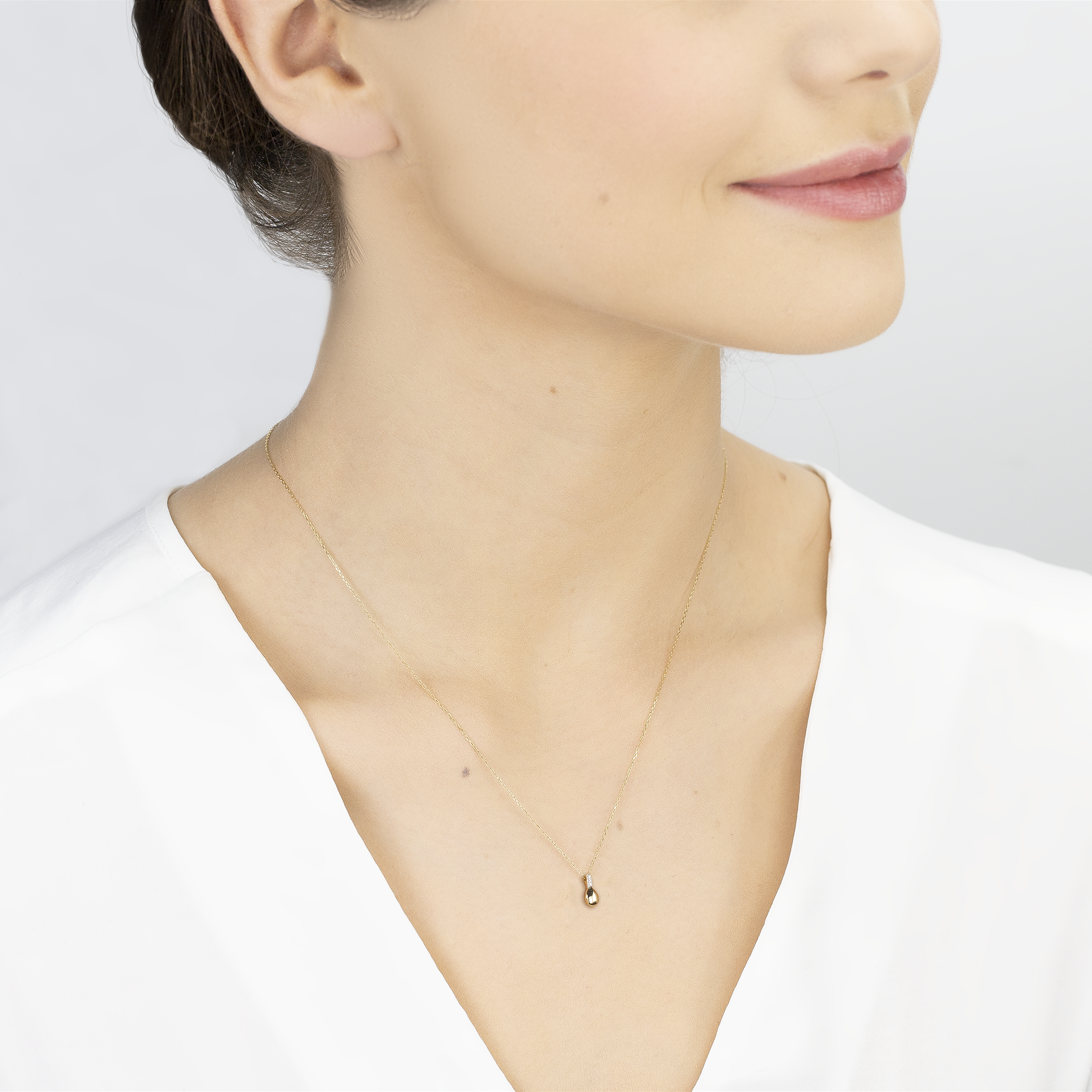 Halskette Savicki: Gold, Diamanten