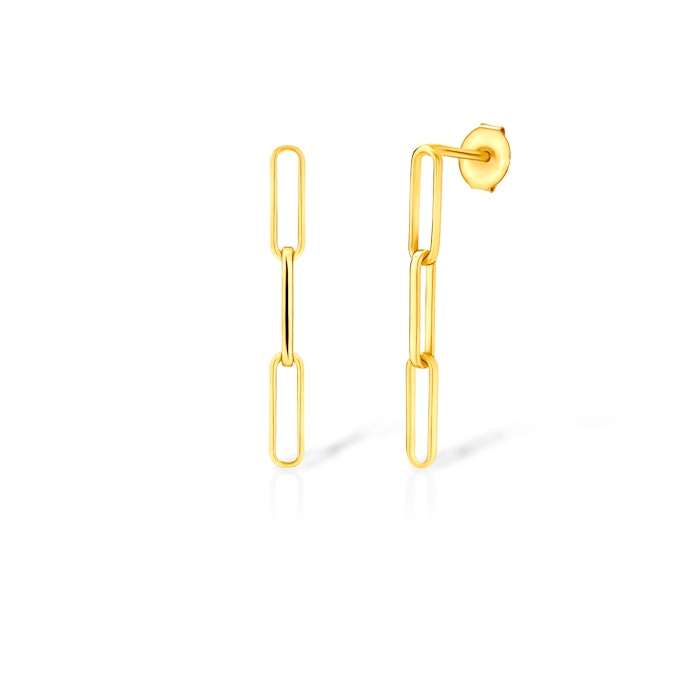 Savicki earrings: gold-plated silver