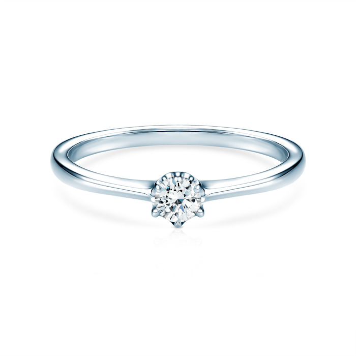 Triumph of Love Collection | Solitaire Engagement Ring: white gold, diamond