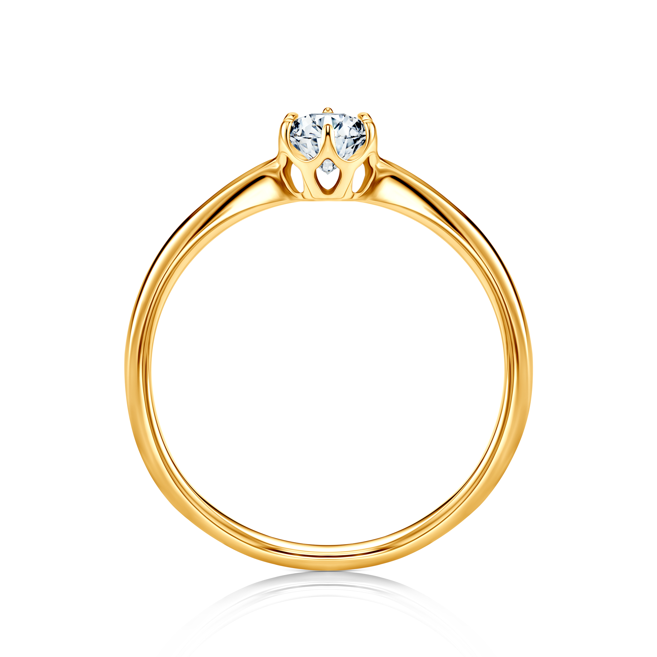 Verlobungsring Triumph of Love: Gold, Diamant