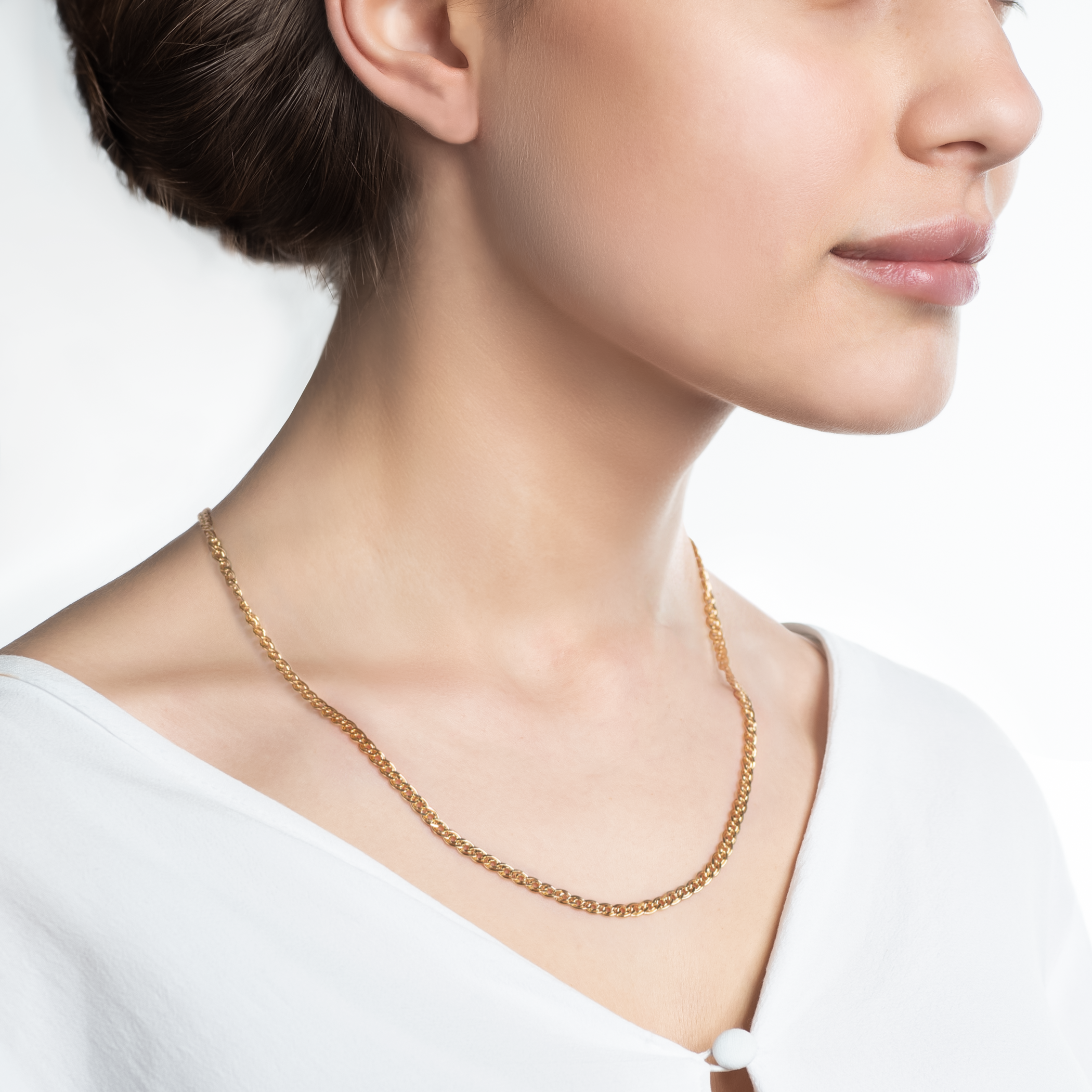 Złoty łańcuszek Savicki: żółte złoto - 5