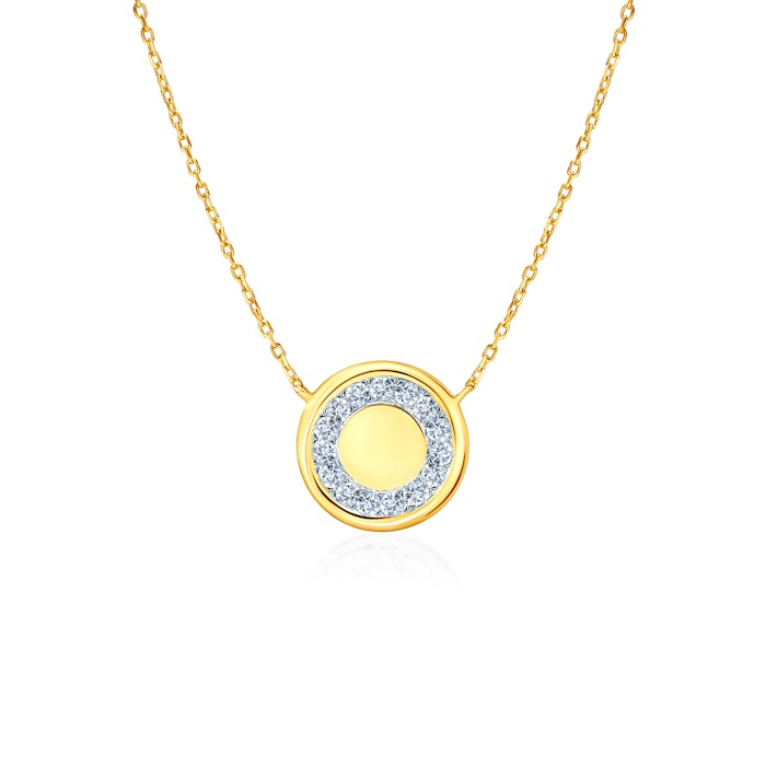 Naszyjnik koło Savicki: złoty, diamenty