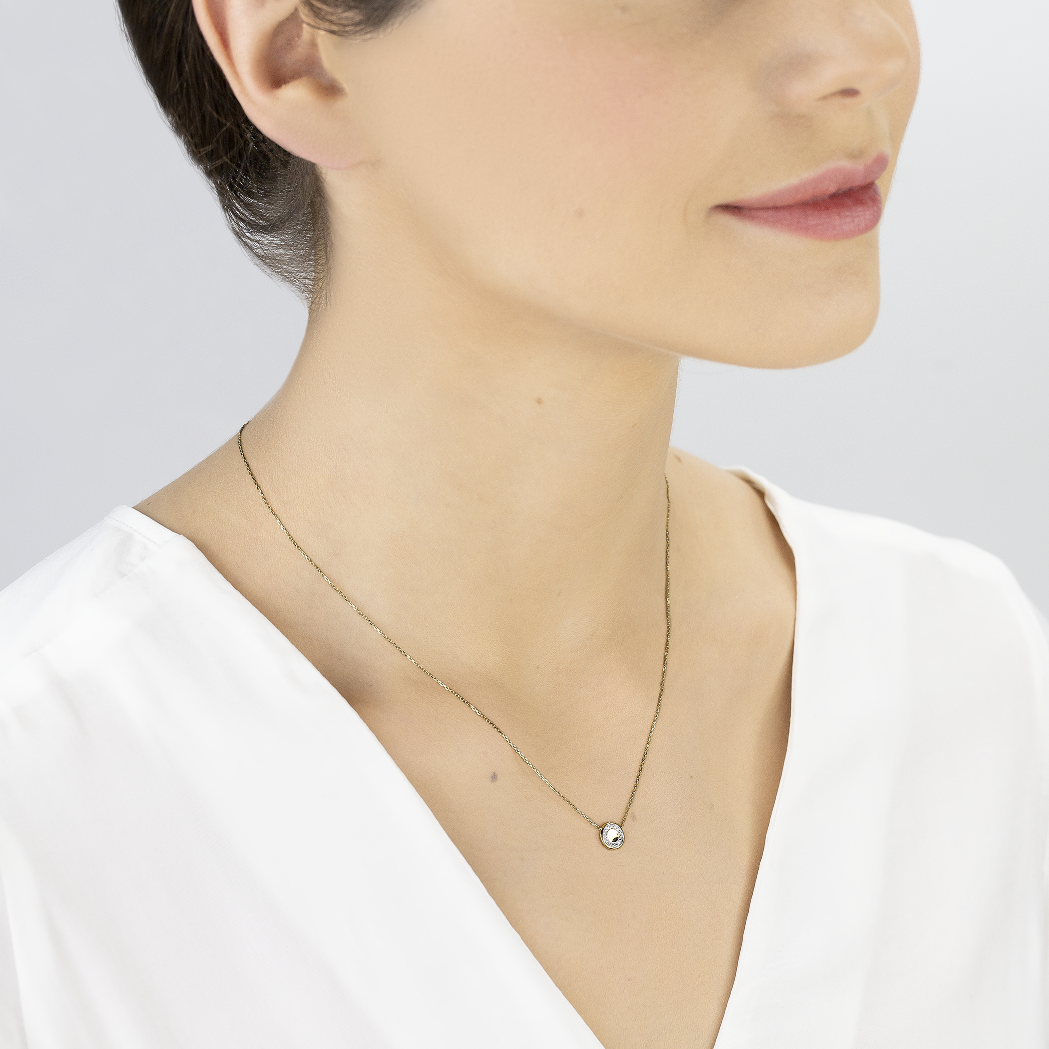 Halskette Kreis Savicki: Gold, Diamanten