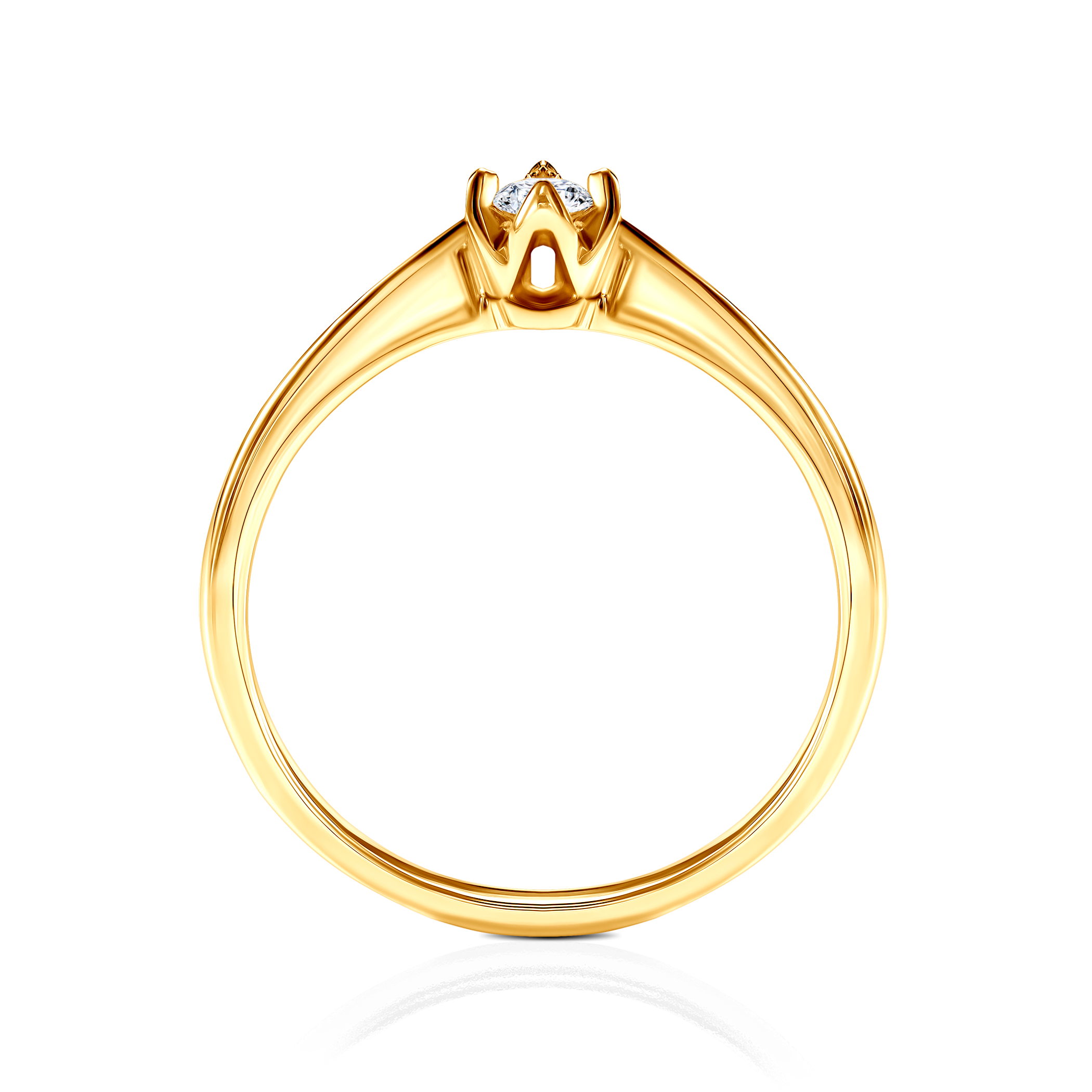 Verlobungsring Savicki: Gold, Diamant