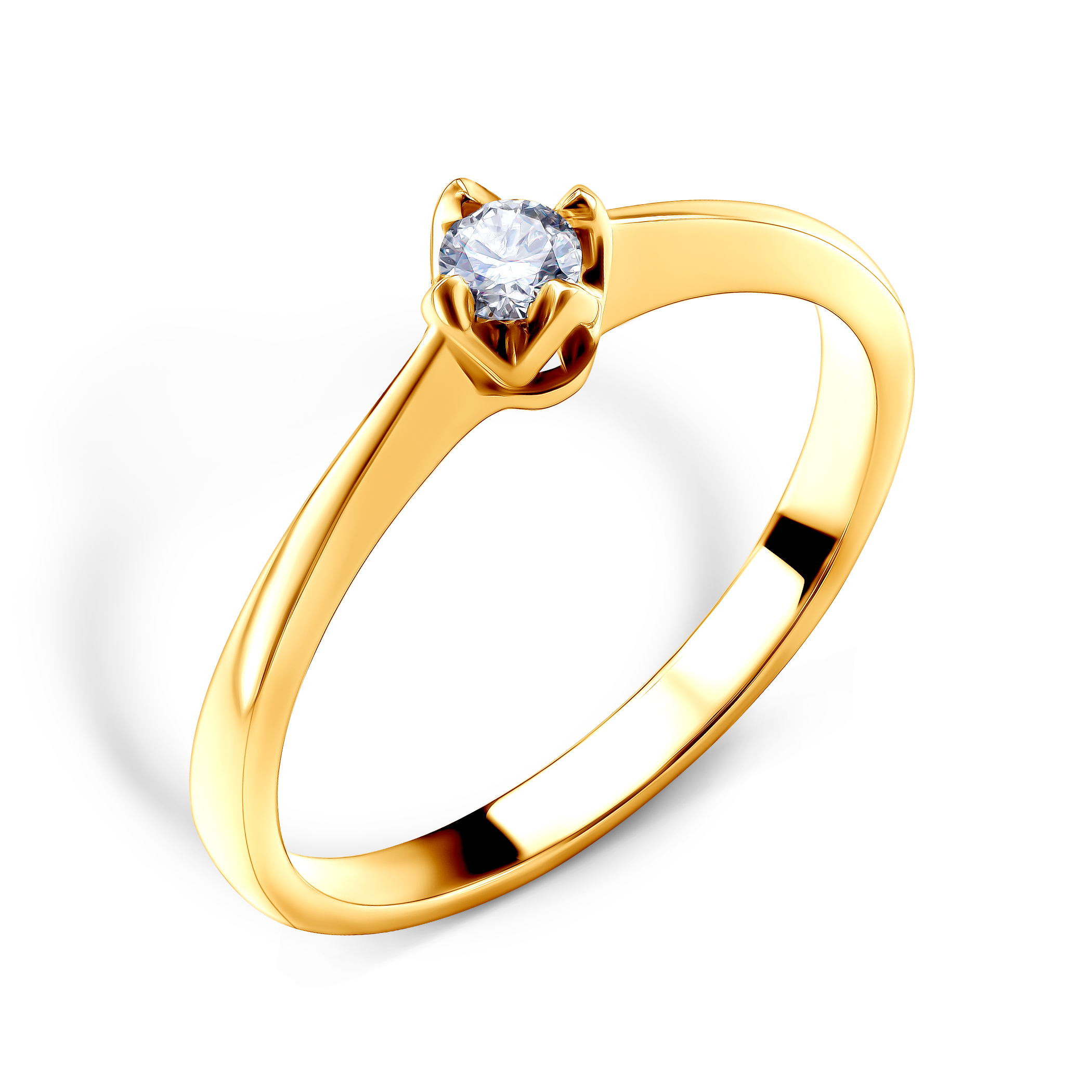 Verlobungsring Savicki: Gold, Diamant