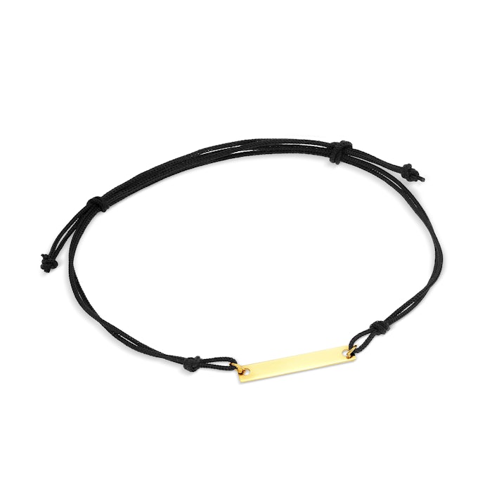 Bransoletka prostokąt Savicki: złota