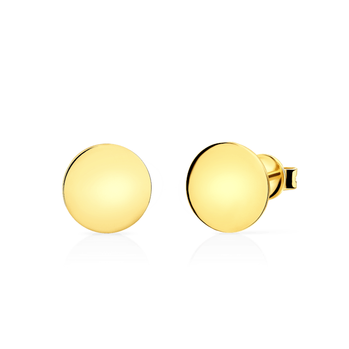 Náušnice kruhy SAVICKI: žluté zlato