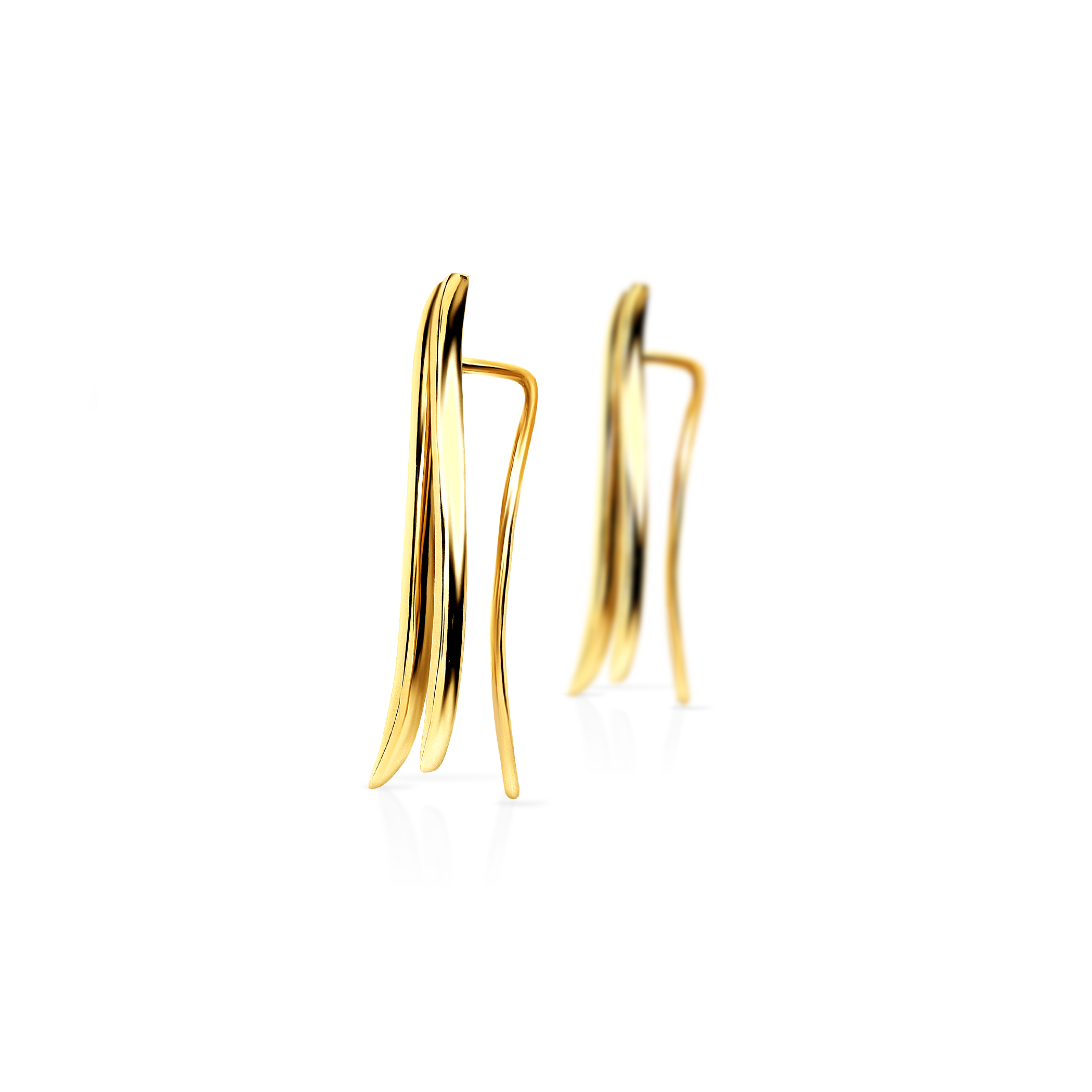 Kolczyki Savicki: złote - 3