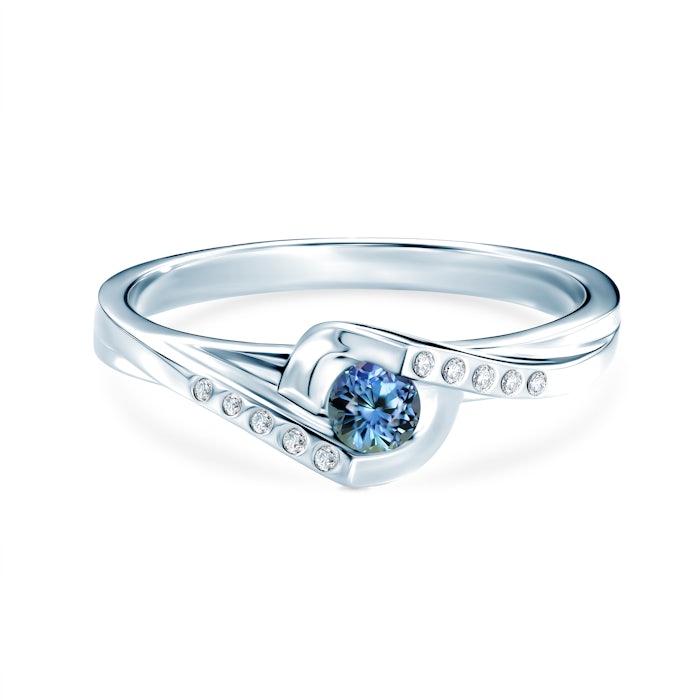 Blue Lagoon Collection | Ring: white gold, tanzanite