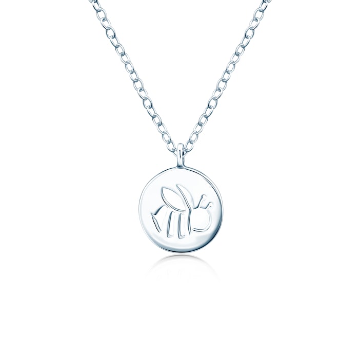 SAVICKI bee necklace: silver