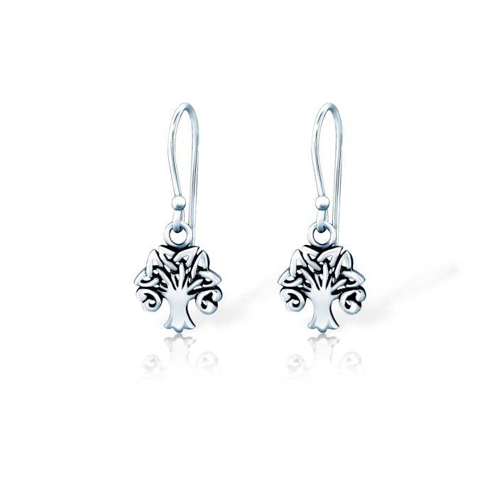 SAVICKI Tree of Life Earrings: silver