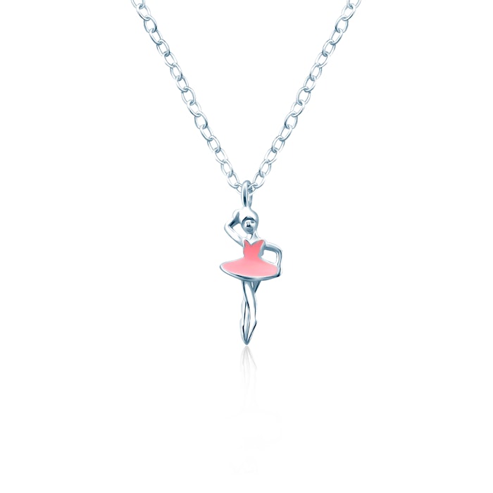 Necklace ballerina Savicki: silver