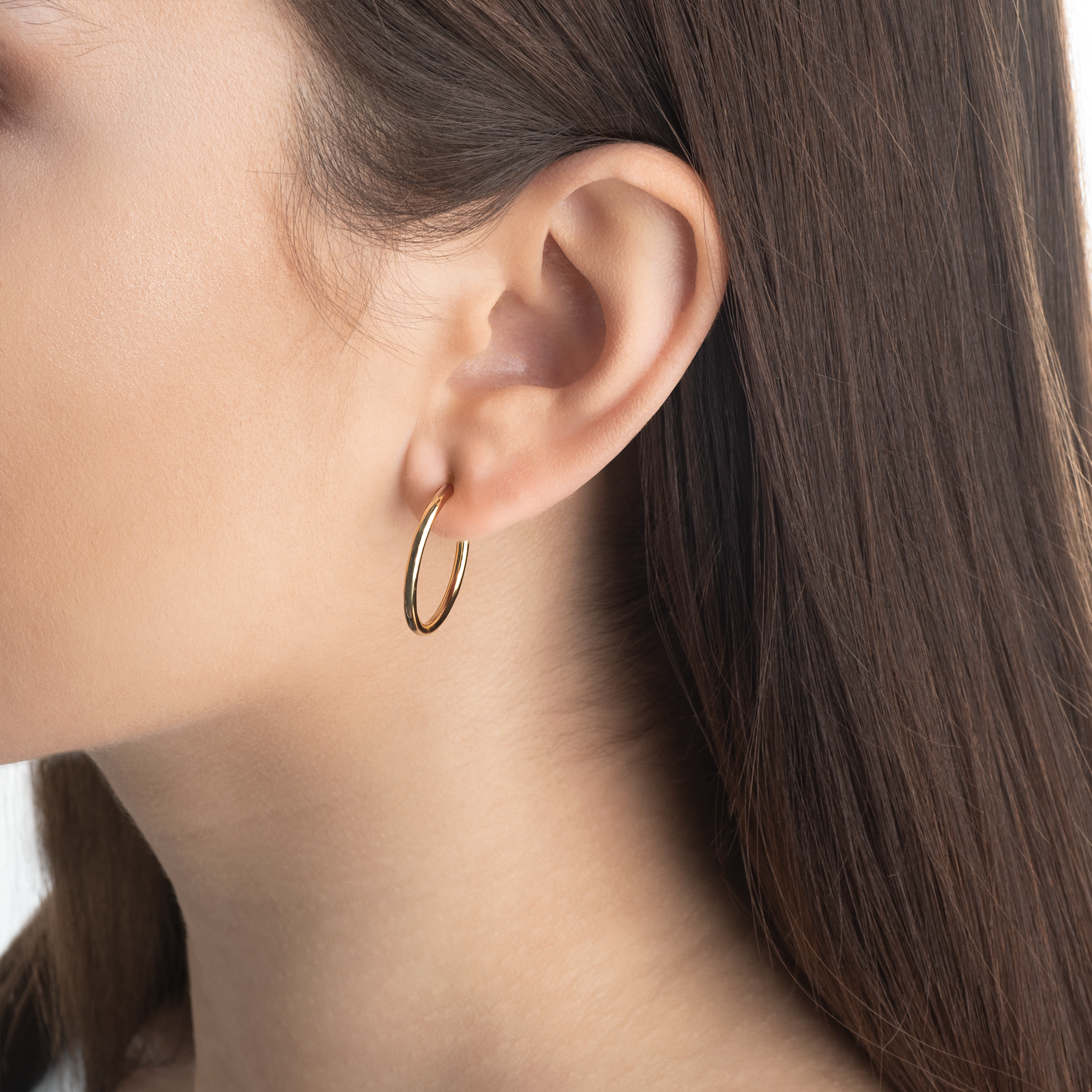 Kolczyki Savicki: srebrne pozłacane - 4