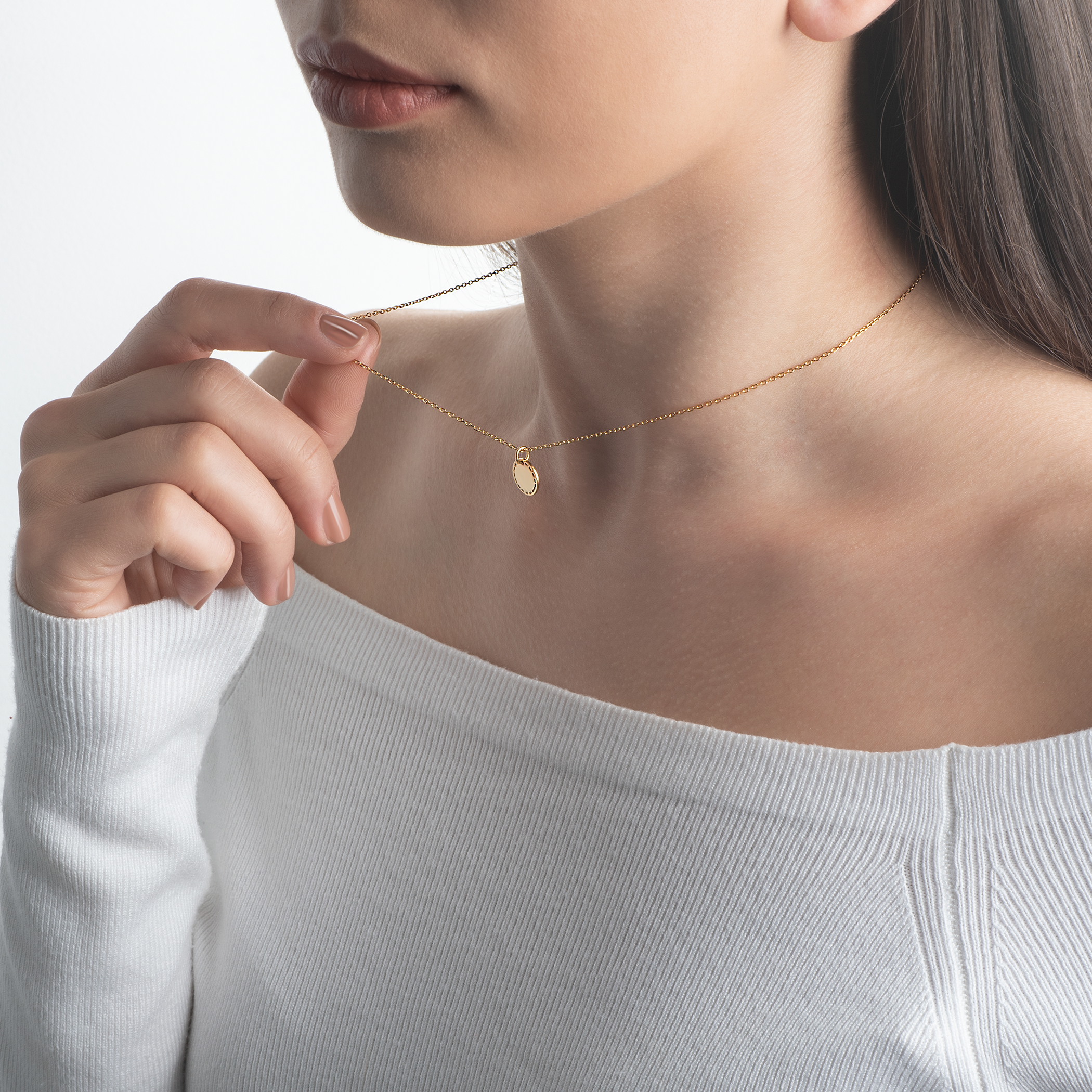 Naszyjnik koło Savicki: srebrny pozłacany - 4