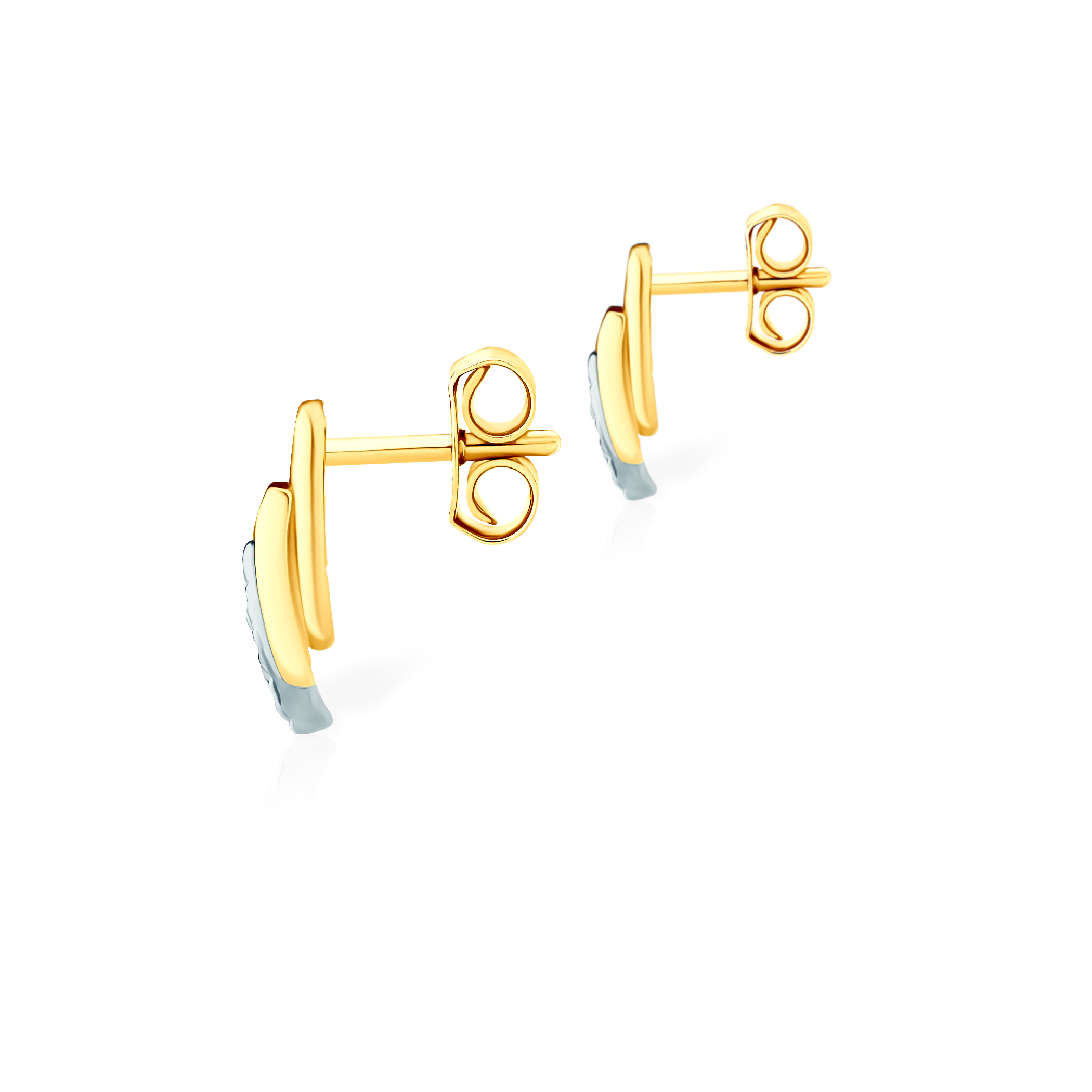 Kolczyki Savicki: złote, cyrkonie - 3