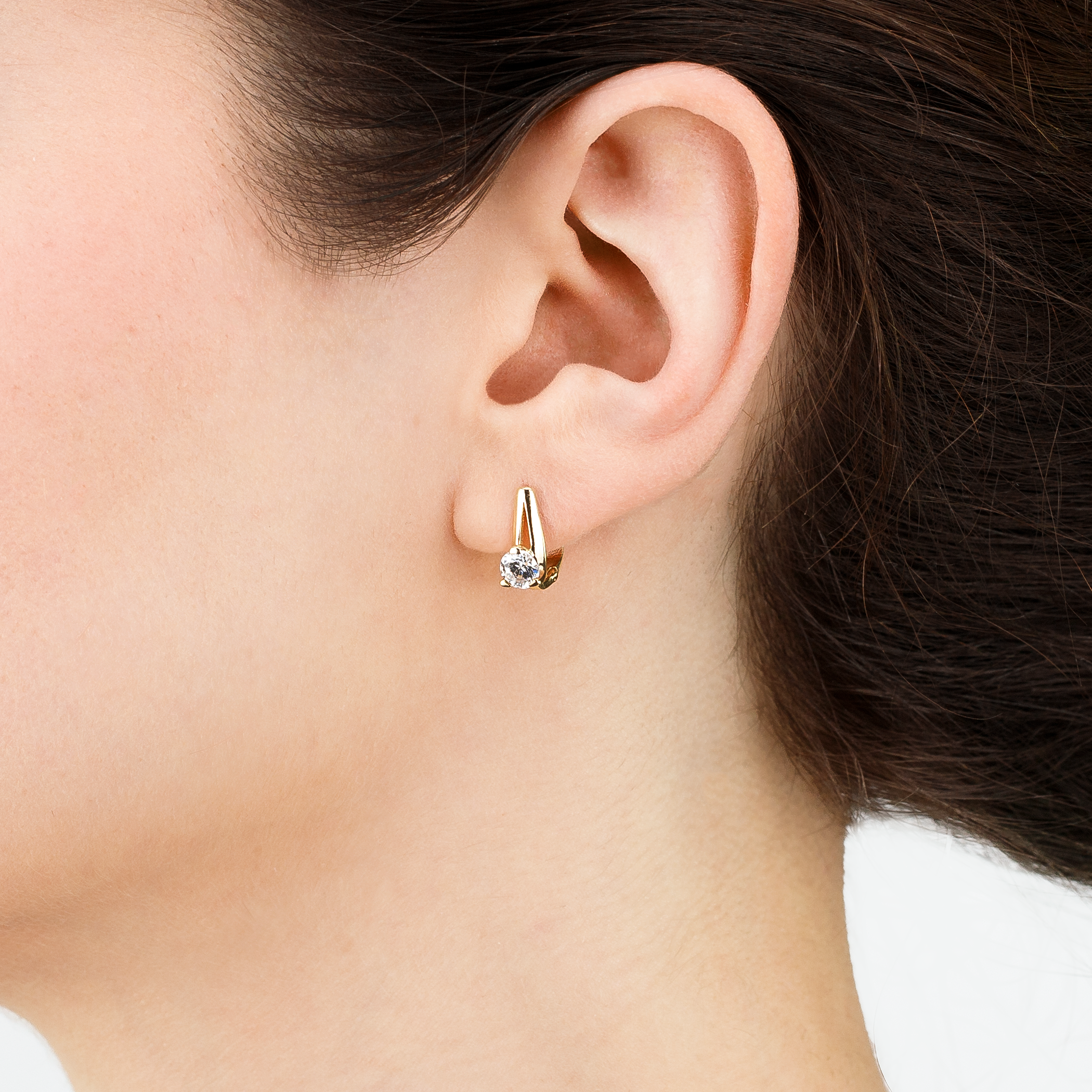 Ohrringe Savicki: Gold, Zirkonia - 4