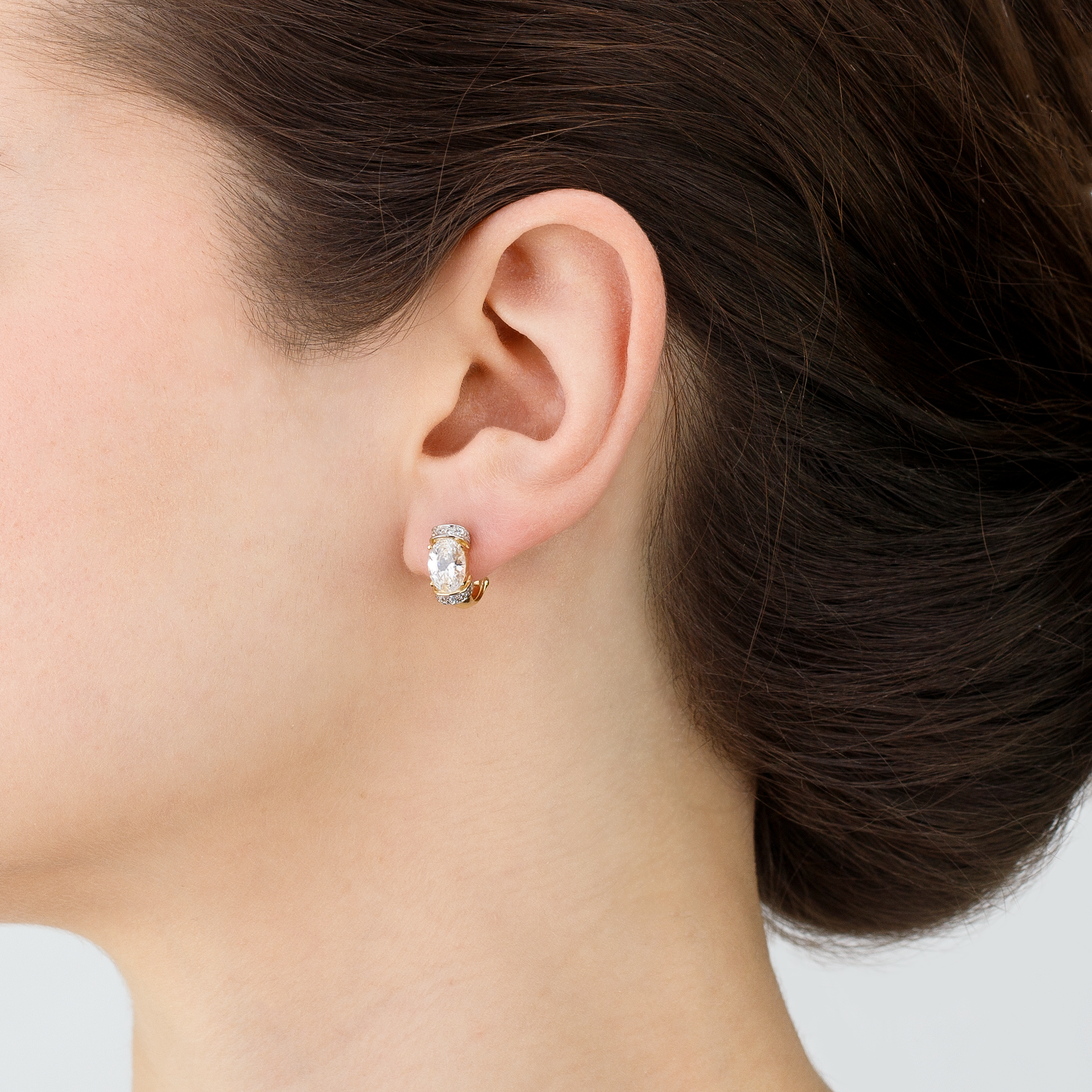 Ohrringe Savicki: Gold, Zirkonia - 4