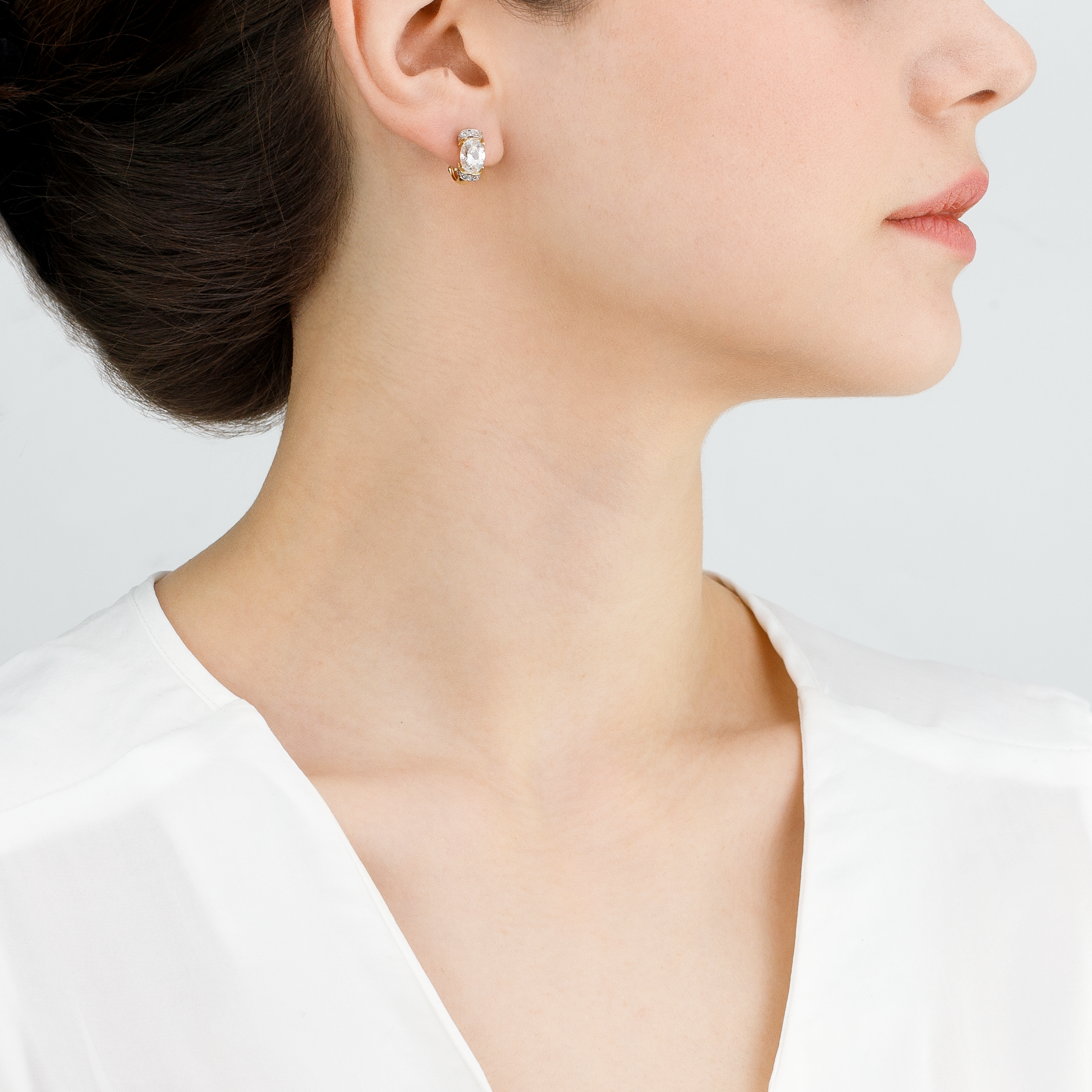 Ohrringe Savicki: Gold, Zirkonia - 5