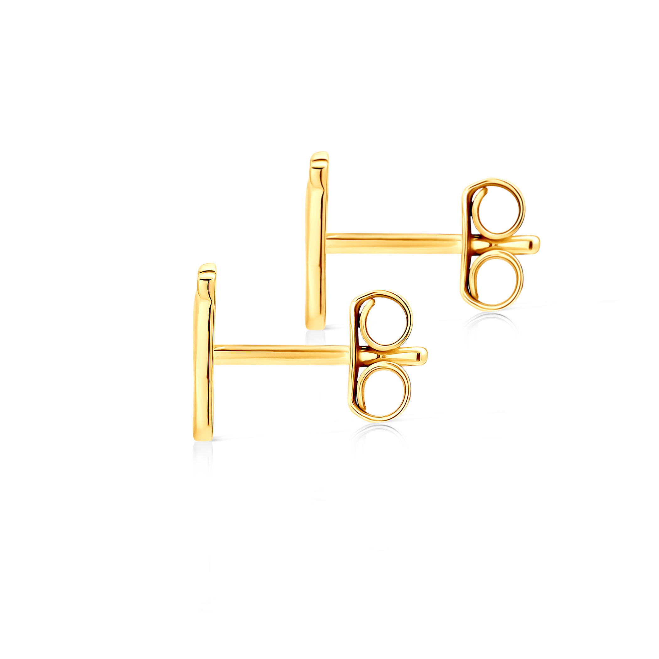 Kolczyki stópki Savicki: złote - 3