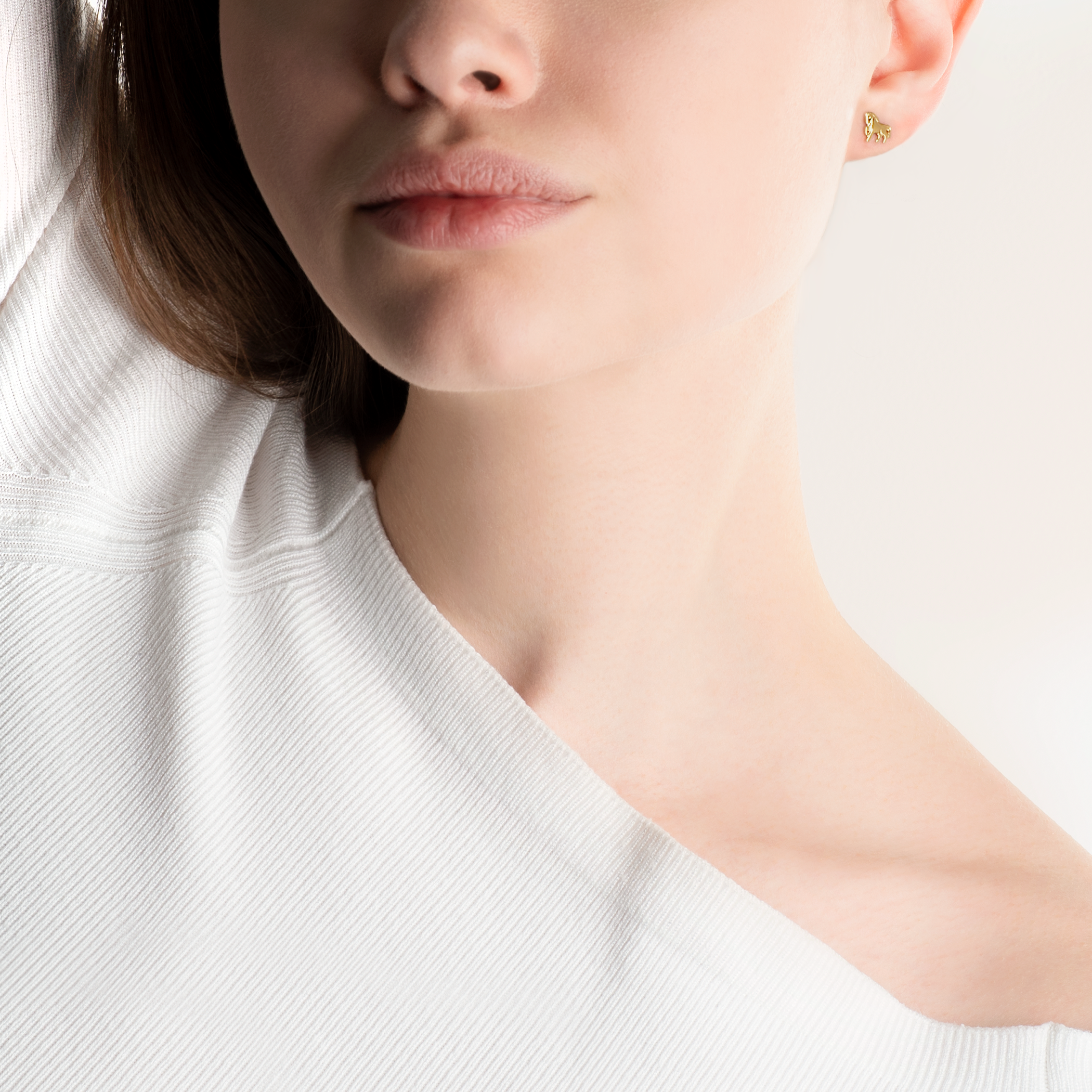 Kolczyki konie Savicki: złote - 6