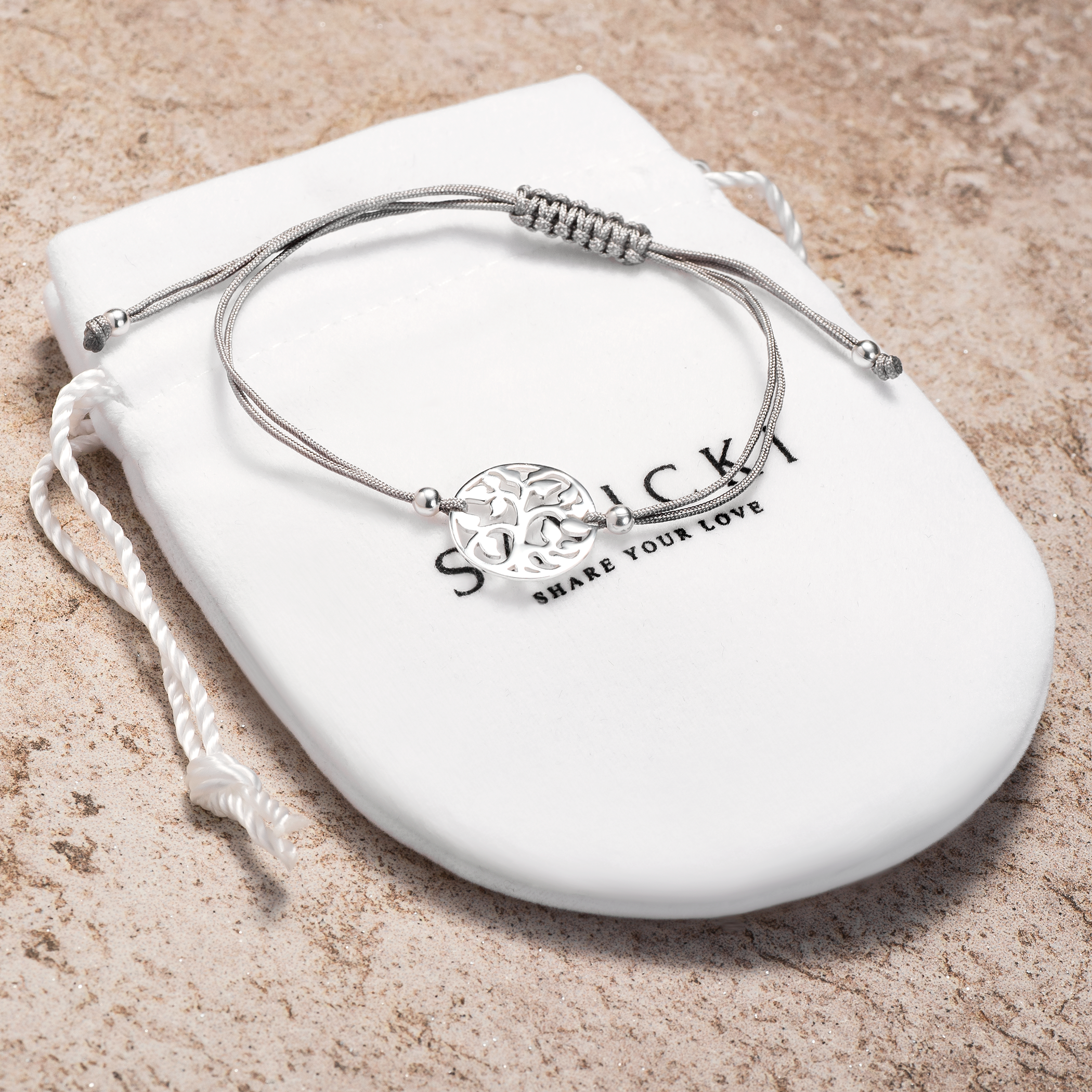 Bransoletka celebrytka drzewo życia Savicki: srebrna - 4