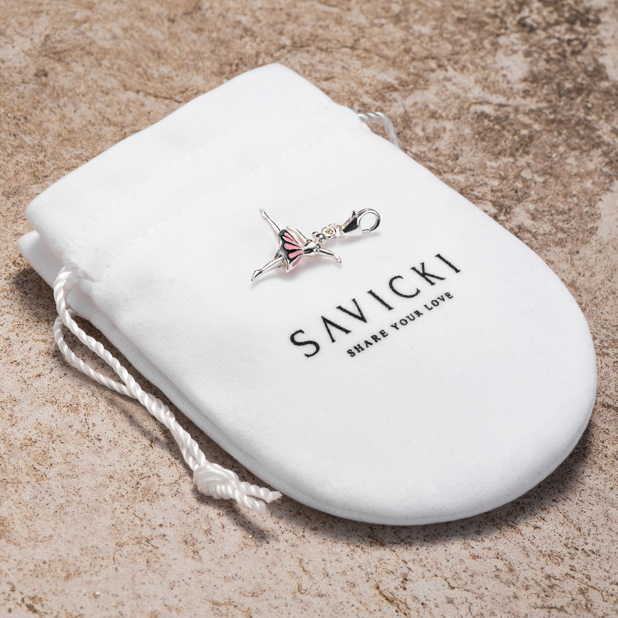 Anhänger Ballerina Savicki: Silber - 3