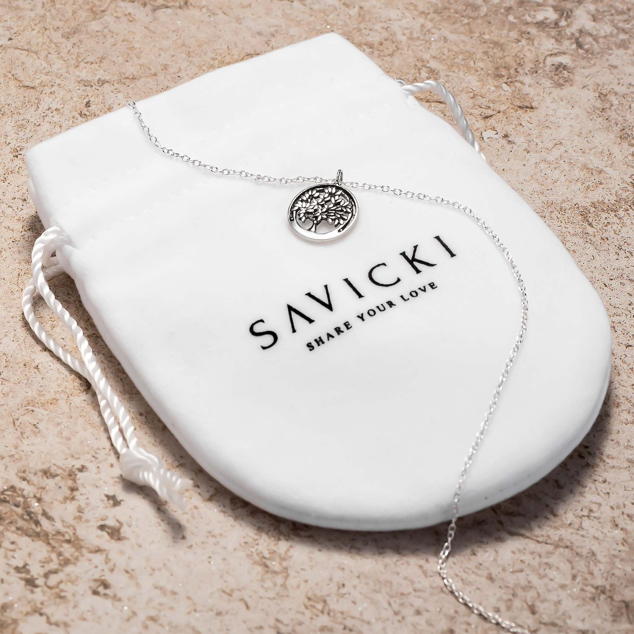 Naszyjnik drzewo życia Savicki: srebrny - 3