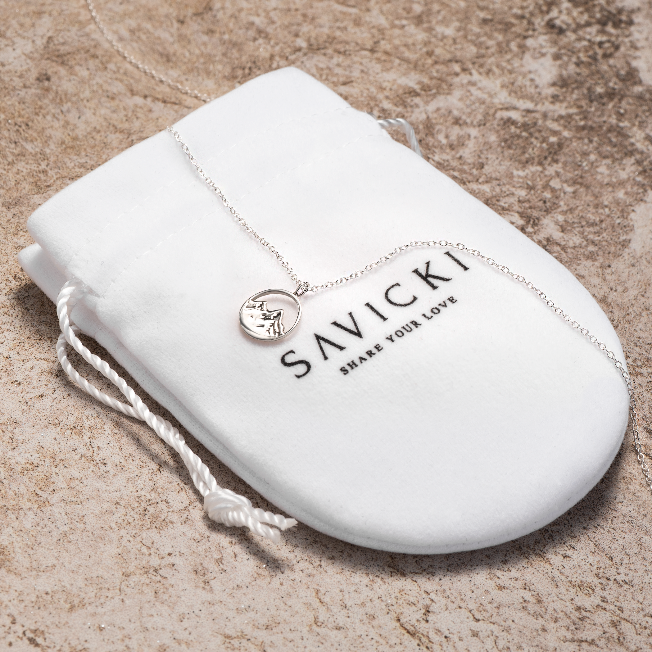 Naszyjnik góry Savicki: srebrny - 3