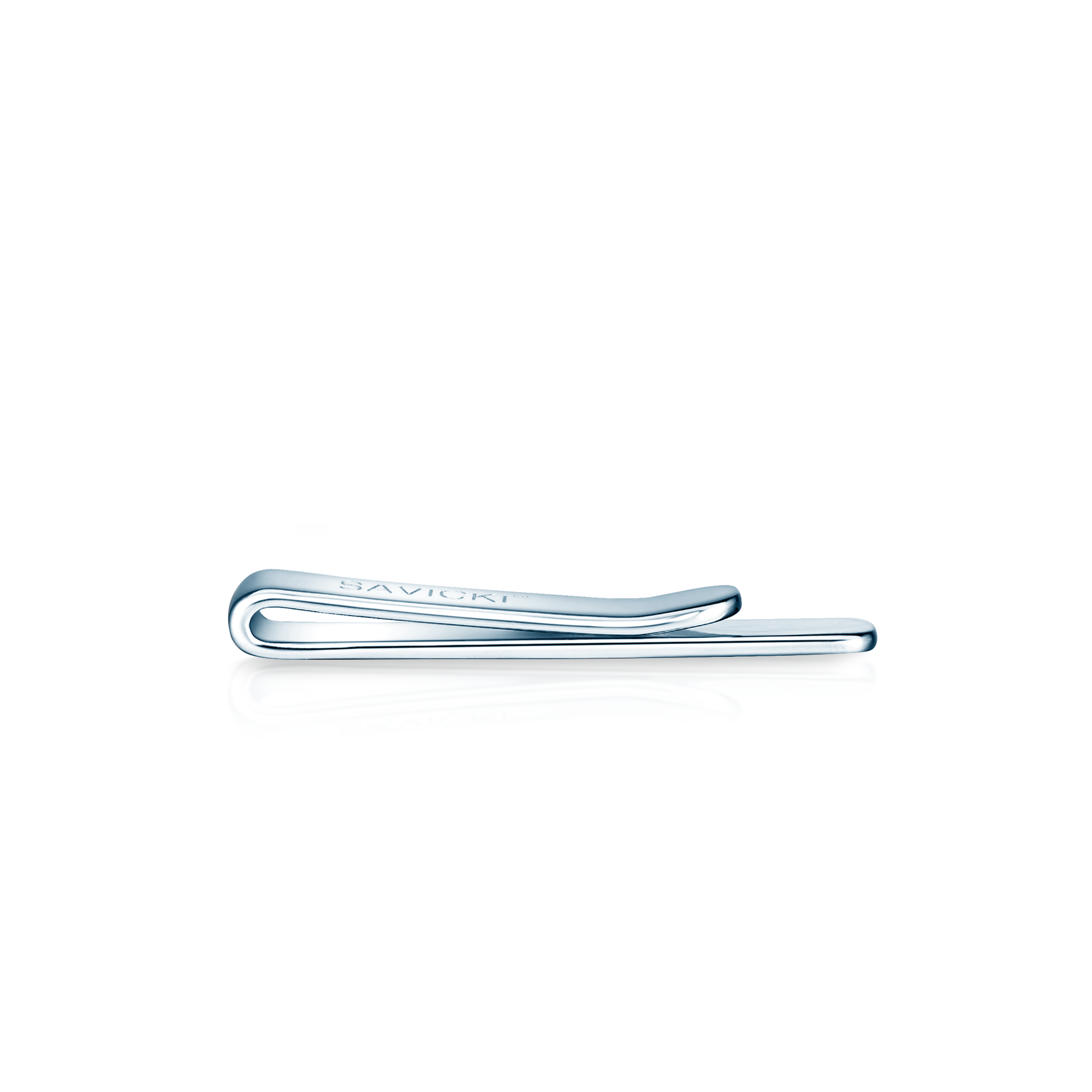 SAVICKI tie clips: silver